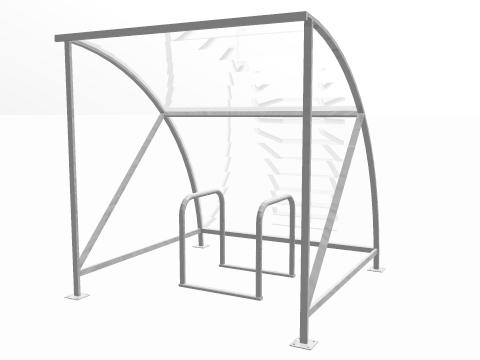4 BIKE RACK AND CYCLE SHELTER PACKAGE DEAL