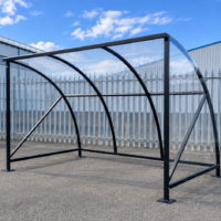 galvanised large smoking shelter free delivery