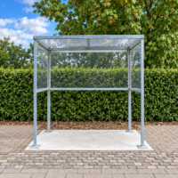 Smoking shelter galvanised free delivery