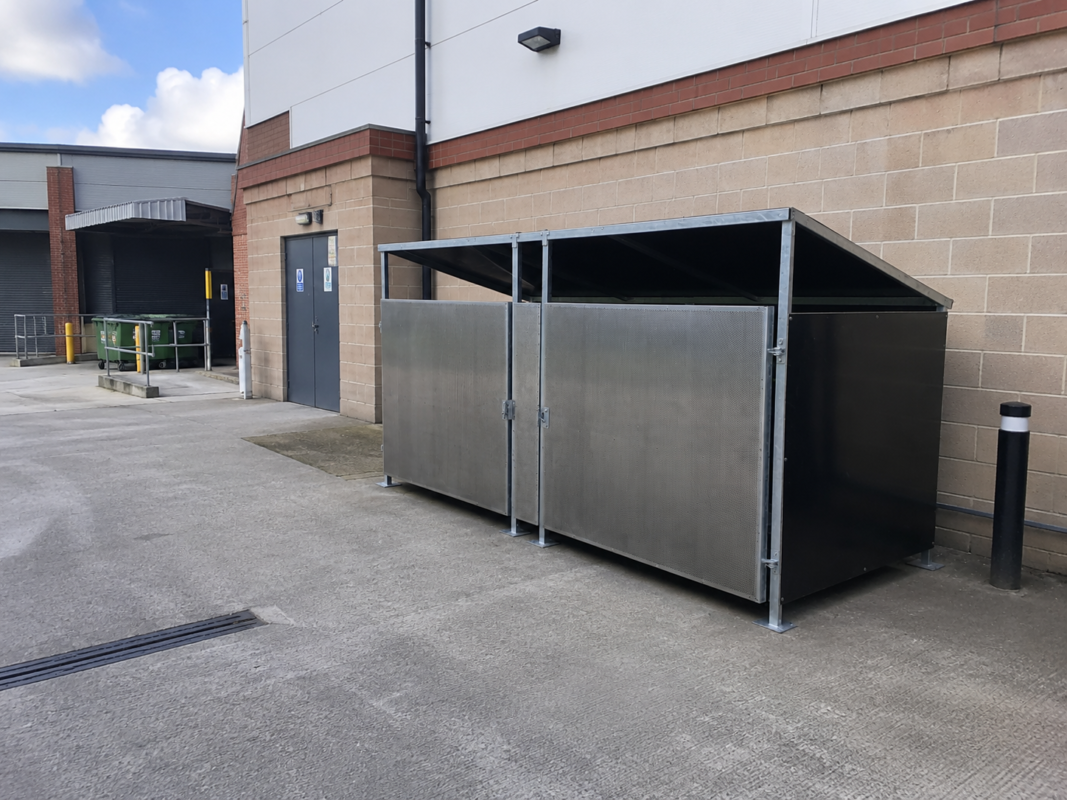 bin store galvanised free delivery